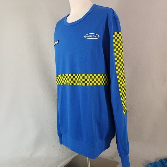 Puma sweatshirt sweater men's 2XL XXL blue long sleeve NEW - Picture 7 of 15